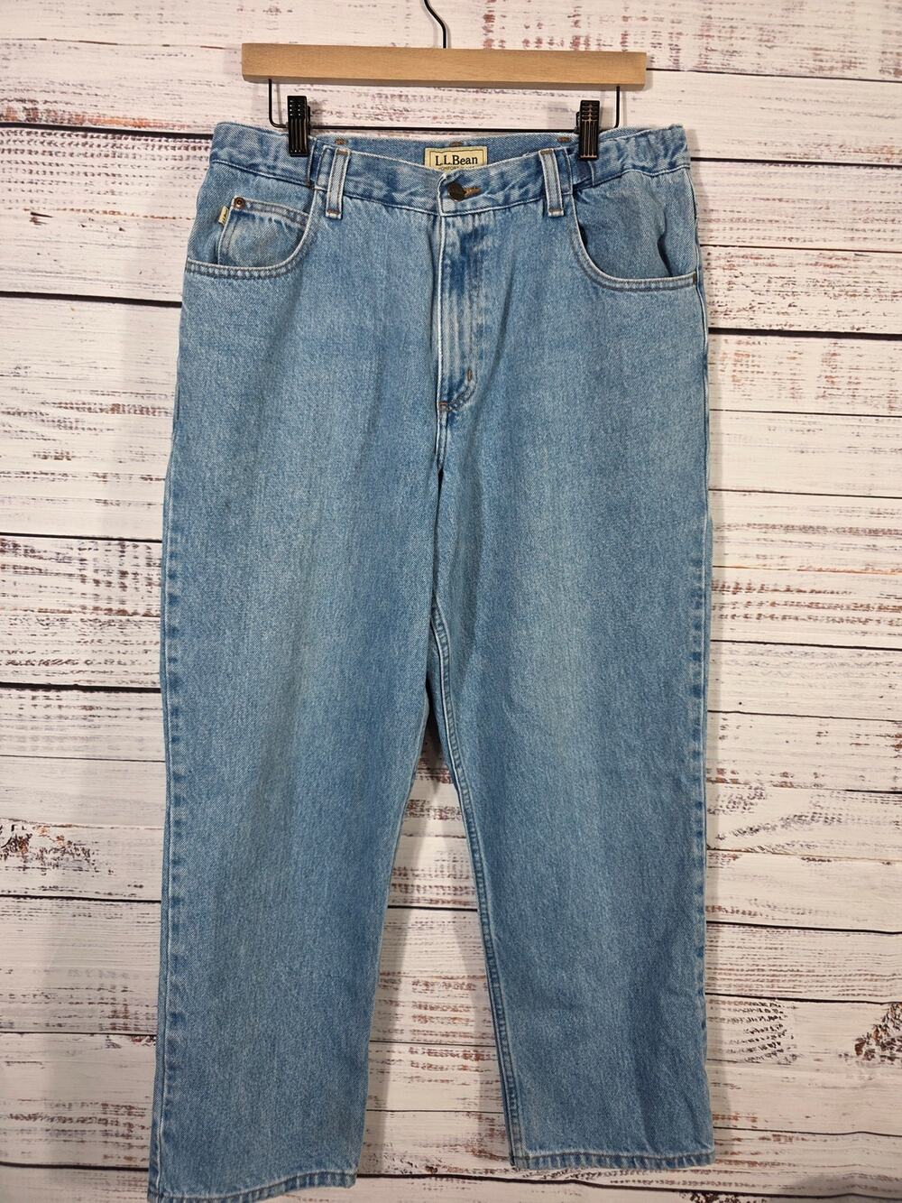 VTG L.L. Bean Y2K jeans comfort waist 90's classis fit dad jeans 34x29